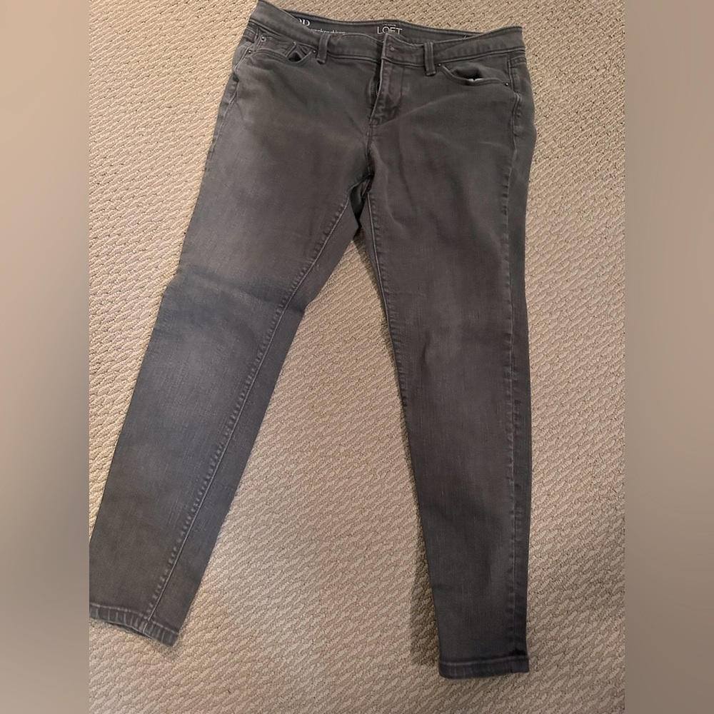 LOFT jeans. Cropped.